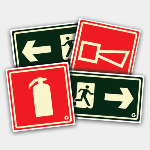 placas e sinalização